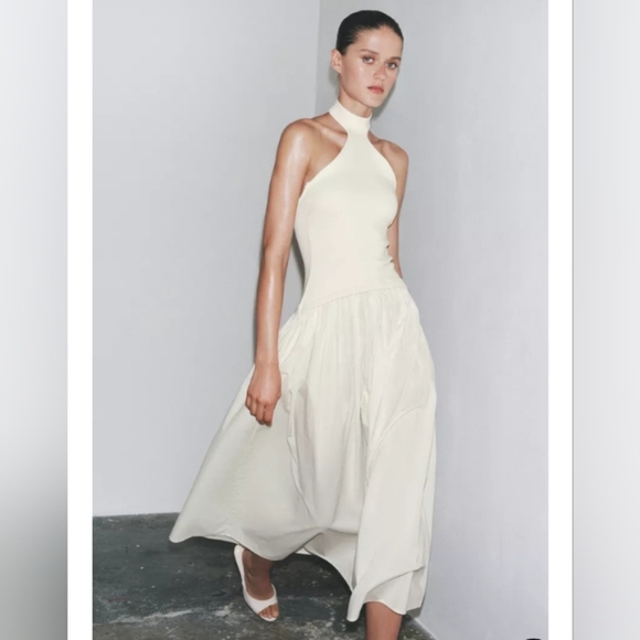 Zara Dresses & Skirts - Zara Combination Halter Dress